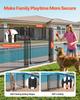 VEVOR Pool Fence Gate, 1.2 x 0.75 m Inground Swimming Pool Fences Gate, Outdoor Security Fencing Door Kit with Self-Closing and Self-Locking Design