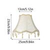 Table Fringe Beads Lamp Cover E27 Cloth Pearl Tassel Table Lamp Shade Bedroom Wall European Style