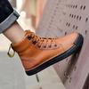 Martin Boots Men's New Autumn Retro Sports Casual Leather Boots Winter High-top Non-slip Tooling Boots