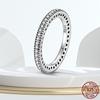 925 Silver Stackable Infinite Heart Daisy Flower Ring For Women Girl Original Silver 925 Rings Jewelry Gift