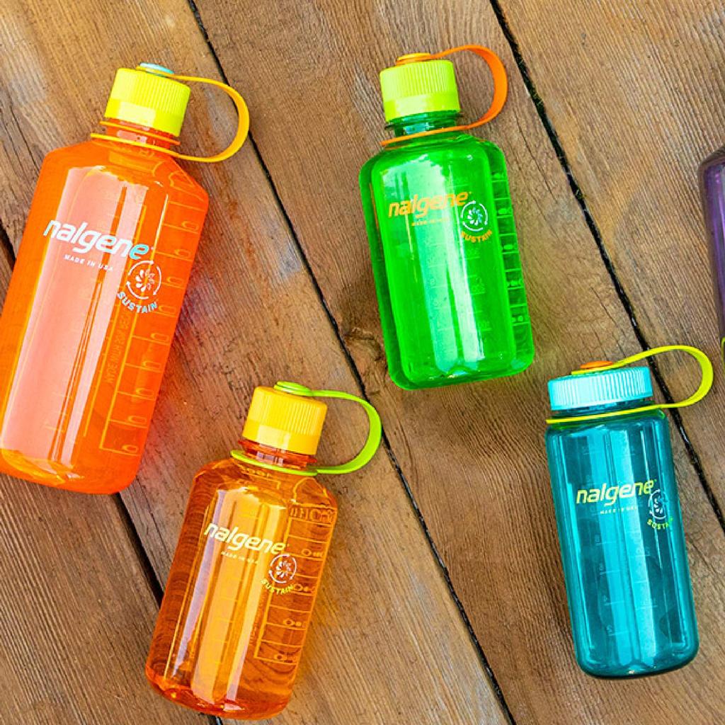 Nalgene Цветная бутылка Широкое горлышко Полиэстер Тритан Бутылка Серо-голубая 91303 0.5 л