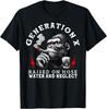 Generation X Raised On Hose Water and Neglect Monkey T-Shirt