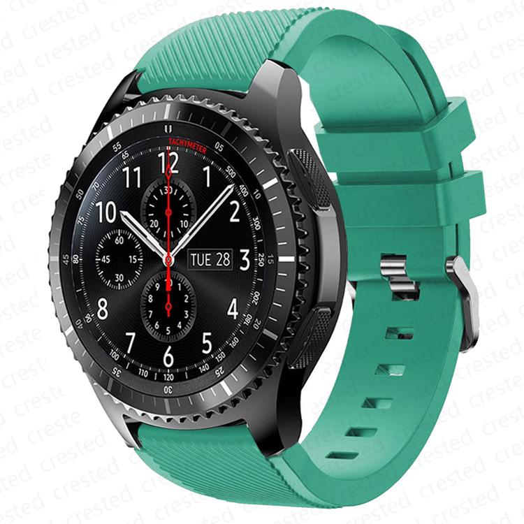 20 мм 22 мм ремешок для Samsung Galaxy Watch 4/6 classic/5 Pro/7 44 мм 40 мм Gear s3 силиконовый ремешок браслет Huawei watch GT/2/3 ремешок