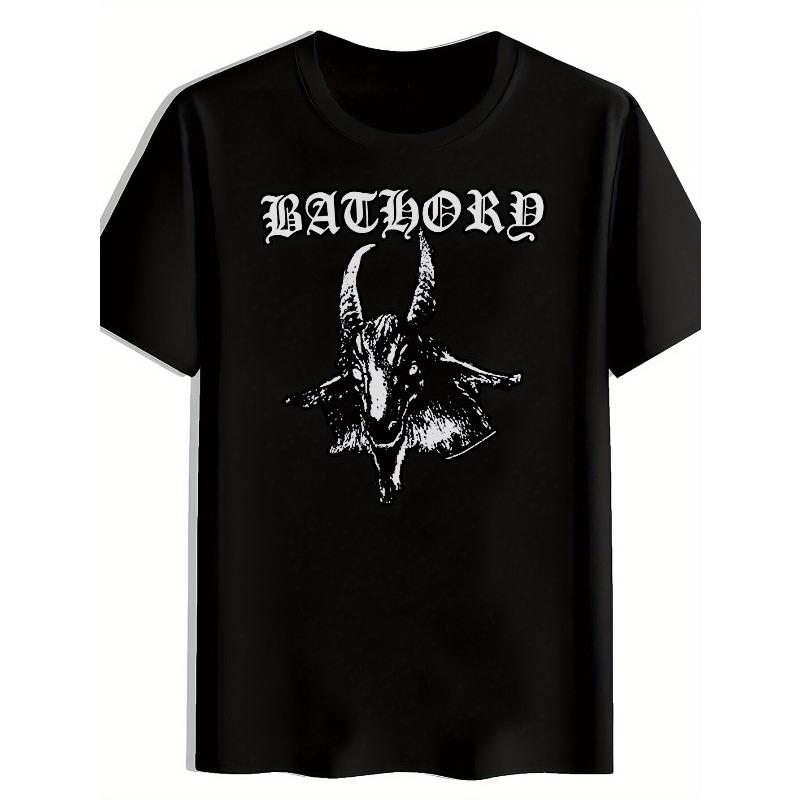 Европейские размеры Круглая футболка с коротким рукавом с принтом винтажной рок-группы, идеально подходит для лета. Этот топ - обязательный элемент мужского гардероба