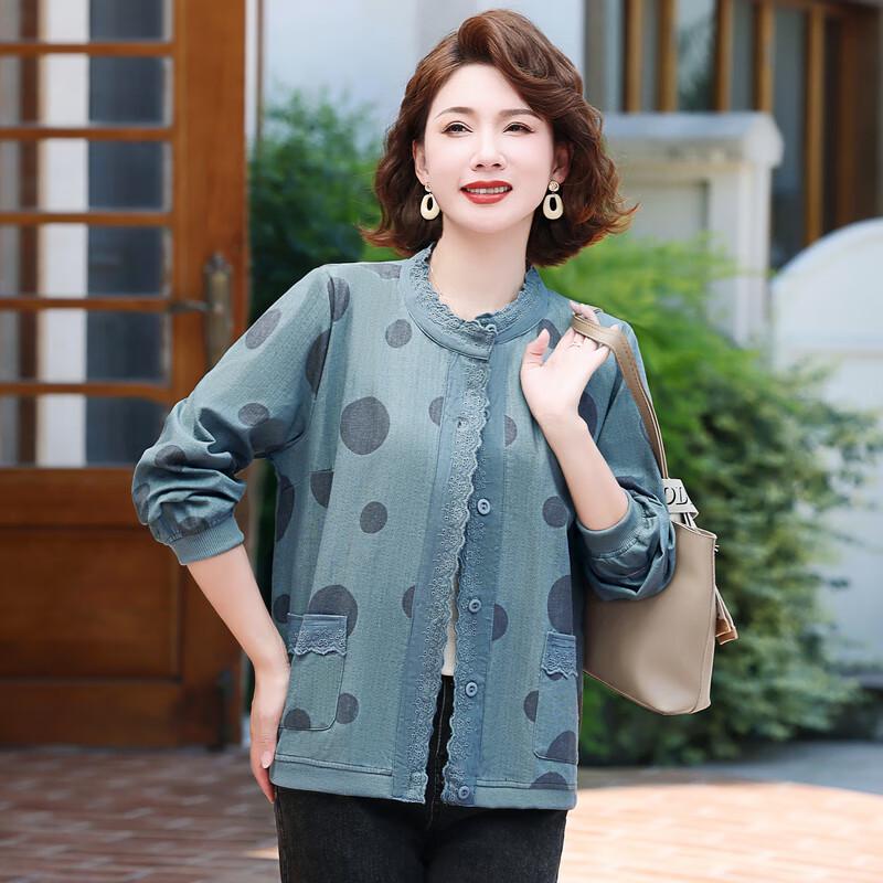 Women's Mid-Aged Thin Autumn Cardigan Jacket
