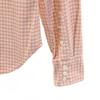 RRL Check Pattern Long Sleeve Western York Button Down Shirt XS Pink Men's Used