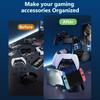 Стойка для хранения игровой консоли, двухуровневая ручка, органайзер для контроллера, держатель дисплея