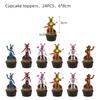 FNAF Birthday Party Decoration Midnight Bear Foil Latex Balloon Five Nights at Freddy's Game Toy Backdrop Banner Cake Topper