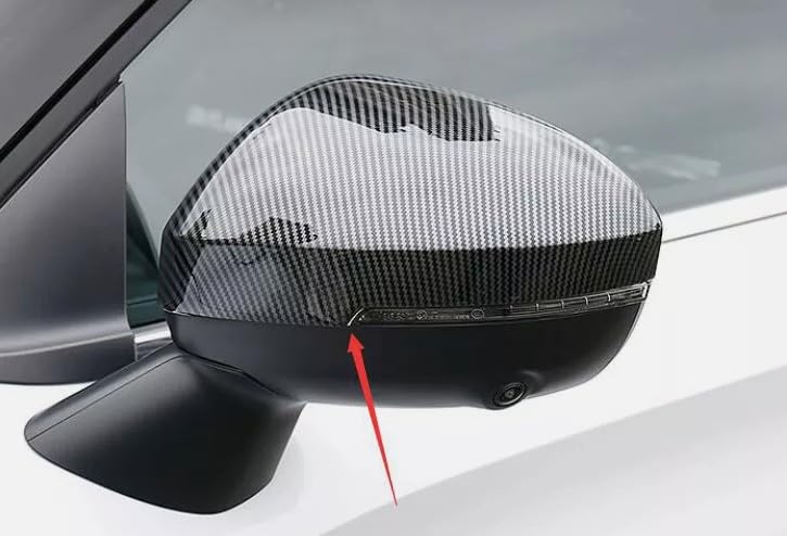 FUKUARE Outlander Door Mirror Covers GN in Black Carbon Fiber (GN0W, PHEV, Series)