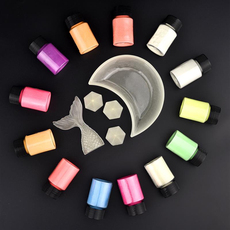 Светящийся порошок пигмента Яркий люминесцентный порошок Светящийся в темноте фосфорный светящийся порошок пигмент смоляной наполнитель