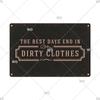 Laundry Vintage Metal Sign Tin Sign Funny Metal Plaque Retro Plate Metal Poster Open 24 Hours for Home Room Washroom Wall Decor
