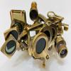 Nautical 15.24 Cm Hand-Made Solid Brass Working Navigational Sextant In Brown Brass  Marine Sextant Gift