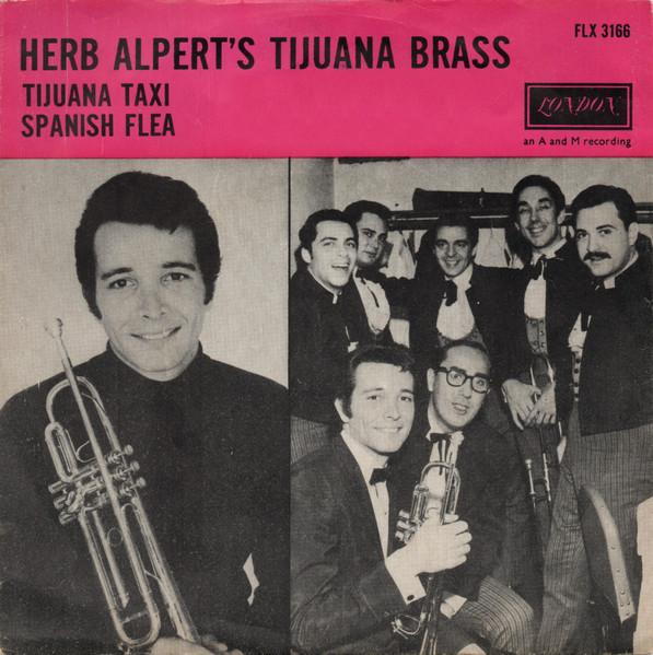 7-дюймовая пластинка HERB ALPERT THE TIJUANA BRASS Tijuana Taxi FLX3166 London Records 1966 Нидерланды Джаз Б/у