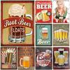 Винтажная металлическая жестяная вывеска Root Beer Ретро Железный настенный плакат-табличка для гаража Кафе Мужской уголок Клуб Бар Декор дома Настенное искусство