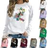 Women's Fashion Casual Long Sleeve Loose Printed Sweatshirt