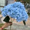 1PC 5-Head Artificial Flower Hydrangea Silk DIY Wedding Bridal Bouquet Home Party Decoration