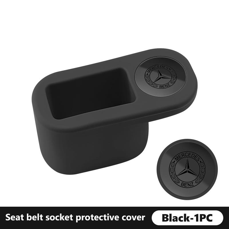 For Benz Car Seat Belt Buckle Anchor Socket Anti-collision Protect Cover Exclusive AMG SPRINTER V CLASS VIANO W124 W203 W204
