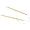 Circular Knitting Needles - Unspecified - No. 6.5 - 40 Cm - Bamboo - White