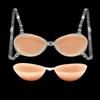 1 Pair Silicone Invisible Strapless Bra, Self-Adhesive Backless Push Up Nipple Covers, Women's Lingerie & Underwear Accessories