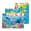 Green Kids EQ IQ Board Puzzle Korea + World Travel + Underwater Set, 1 Set