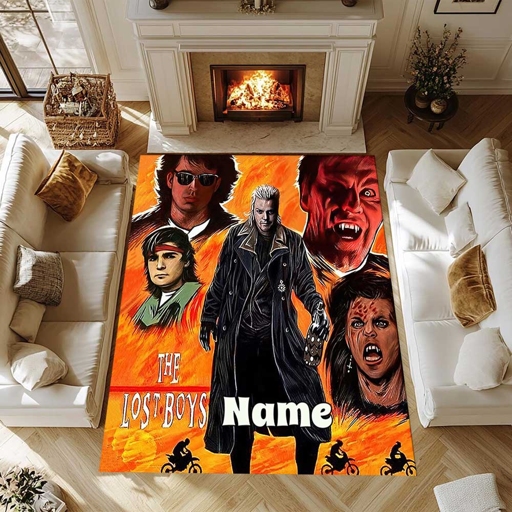 Warnermedia (15) Customize your name rug, office chair cushion, home bedroom living room gift.
