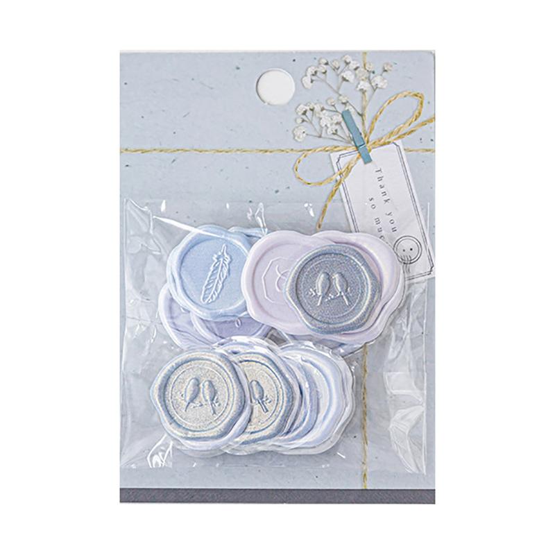 18 шт./пакет, винтажная наклейка, восковая печать, наклейка для декоративной наклейки «сделай сам», сургучная печать