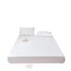 Waterproof & Breathable Raw Cotton Fitted Sheet Set - Single, Skin-Friendly, Solid Color, Urine-Proof, Full Wrap Protective Cover