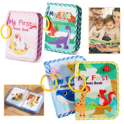 Альбом Baby Po Первый год Baby Po Книга Рост Дети Альбомы Гости на Baby Shower DIY Фотоальбом с Записью Семьи