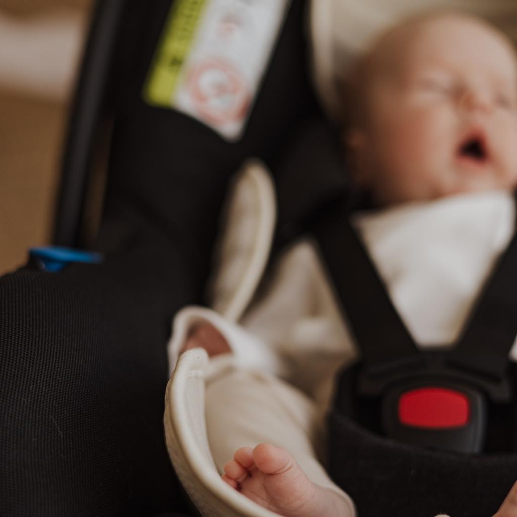 Anti-Sweat Car Seat / Car Carrier Pad 0-2 Years Beige