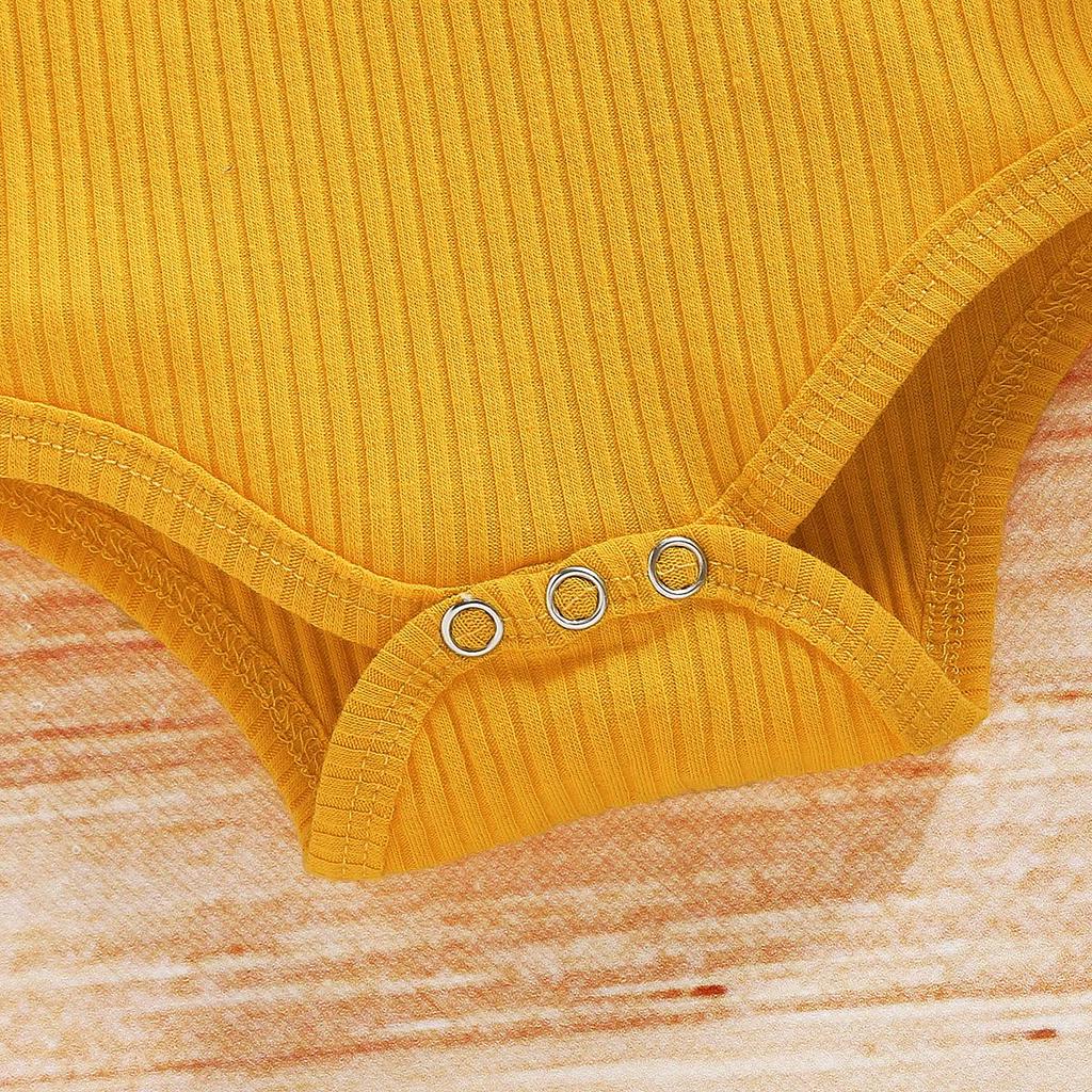 Детский летний модный костюм тройка с принтом подсолнухов: ромпер с оборками шортики и повязка на голову с бантиком