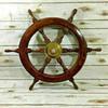 Wooden Nautical Ship Wheel – 55.88 Cm