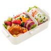 Skater Bento Box ELLE 530ml Antibacterial Fluffy Dome Lid for Women Made In Japan PFLB6AG-A