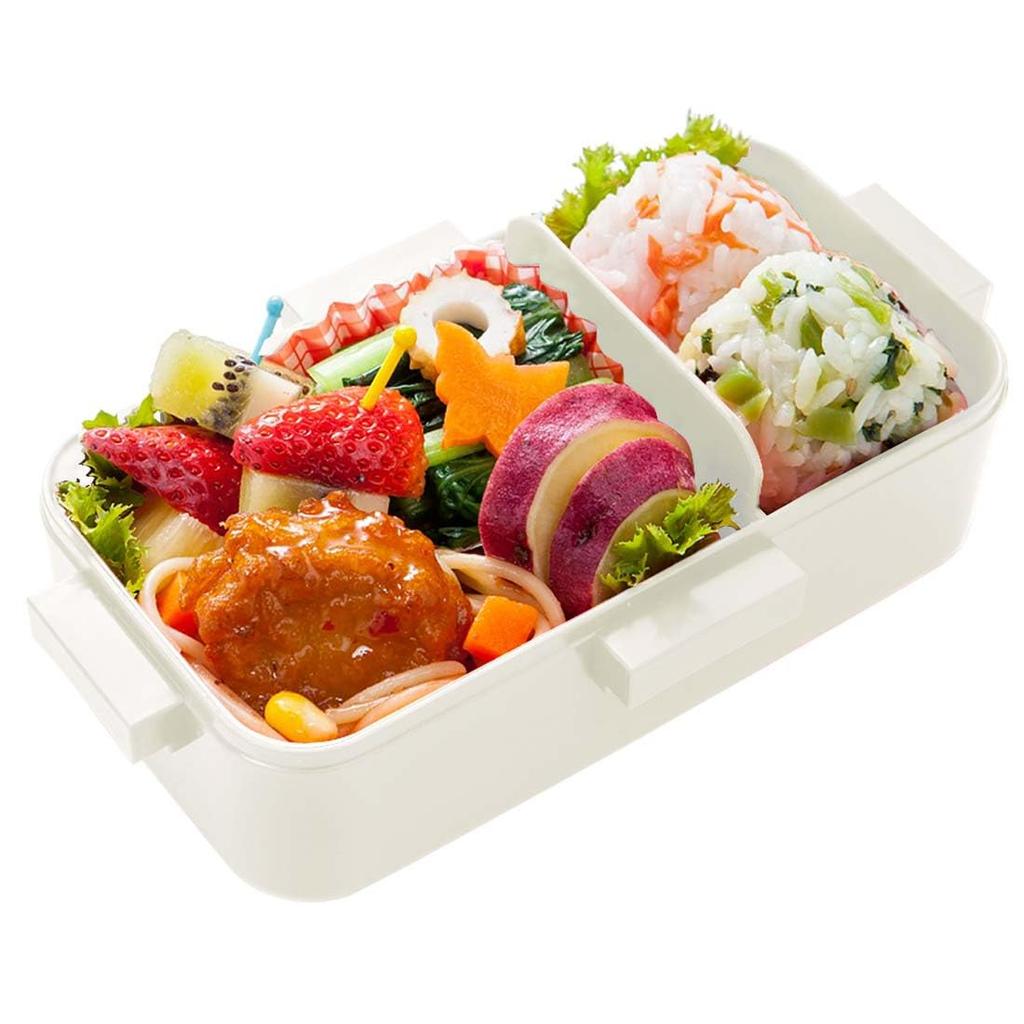 Skater Bento Box ELLE 530ml Antibacterial Fluffy Dome Lid for Women Made In Japan PFLB6AG-A