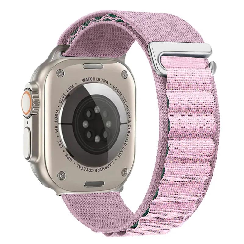 Ремешок Alpine Loop для Apple Watch Ultra 3 Ремешок 49 мм 11 10 9 8 7 46 мм 42 мм 45 мм 41 мм Нейлоновый Спортивный Браслет iWatch 6 5 SE 44 мм Ремень