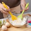 Многоцветный 20,5*4 см пищевой силиконовый шпатель для торта антипригарный скребок для смешивания масла, теста, печенья, кондитерских изделий кухонные принадлежности для выпечки
