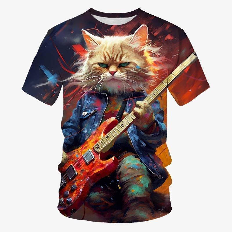 Kids T Shirt Animals Pattern Girls Summer Sportwear T-shirts O Neck Short Sleeve 3d Printed T Shirt Casual Breathable Tops