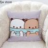 Cute Panda Bubu and Dudu Print Pillow Cases Home Decor Kawaii Cartoon Animation Sofa Cushion Cover Bedroom Room Pillow Cases