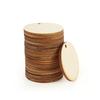Natural Slice Laser Cut Round Shape Hanging Pendant Wood DIY Craft Wooden Ornament Wood Piece