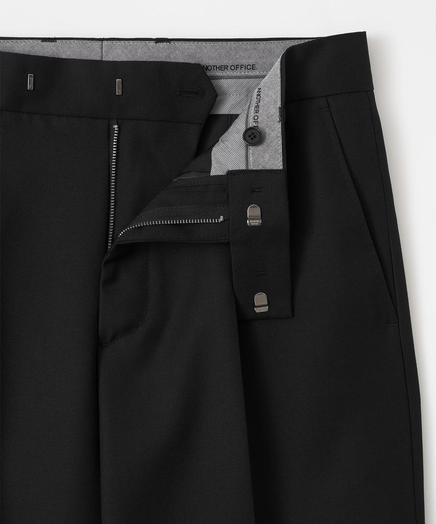 ANOTHER OFFICE Legacy Wool Trouser (Black)