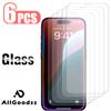 6pcs HD Protetores De Tela De Vidro Temperado Para iPhone 17 16 Pro Max 15 14 Plus 17 Air 13 12 11 Pro X XR XS Max 7 8Plus Filme De Vidro