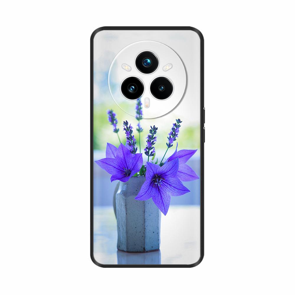 Чехол для Realme 14 Pro Plus Милый Мягкий ТПУ Силиконовый Черный Чехол для Funda Realme 14 Pro Plus 5G Задняя Крышка Чехлы для Телефона Realme14Pro+