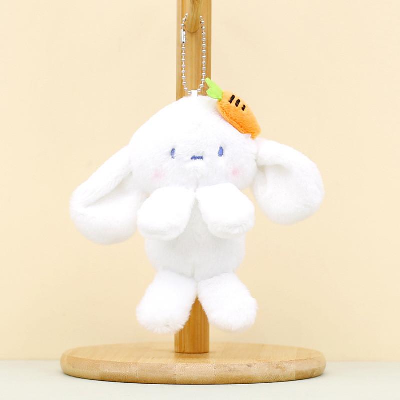 Очаровательный плюшевый брелок-зайчик, мягкая набивная игрушка, милый кролик, подвеска для сумки, в нескольких цветах