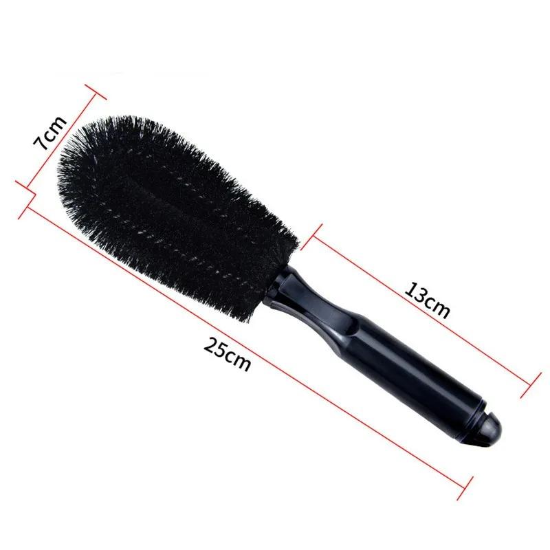 PC Car Wheel Brush, Tire Cleaning Brush Tool, Car Rim Cleaner, Vacuum Cleaner Handle, Wheel Car Detail Brush