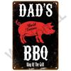 Vintage Tin Sign Dad`s BBQ Yard Outdoor Party Decoration BBQ Zone Metal Sign Plate Retro Barbecue Rules Slogan Decor Accessories