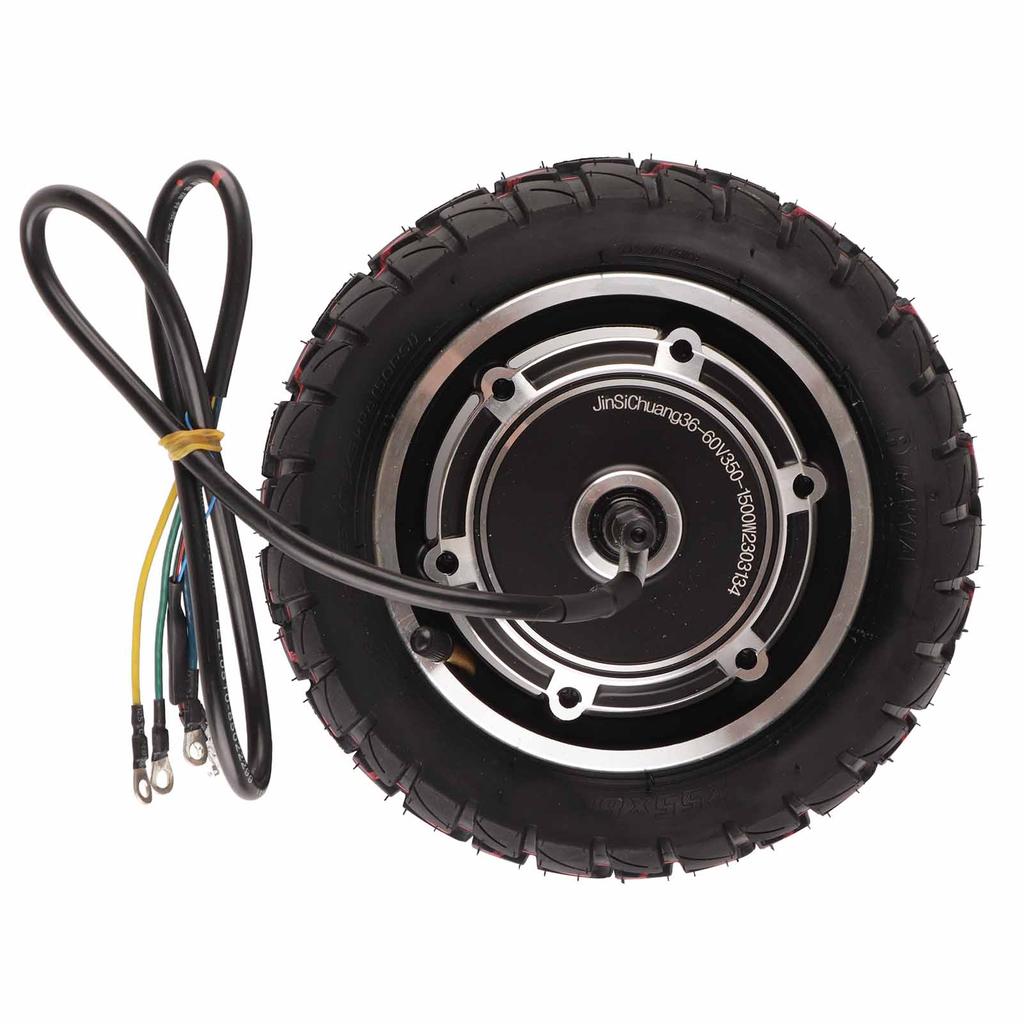 10-дюймовый мотор-колесо 36В-60В 350Вт-1500Вт Сборочный комплект приводного мотора для электрического мотоцикла, внедорожного велосипеда