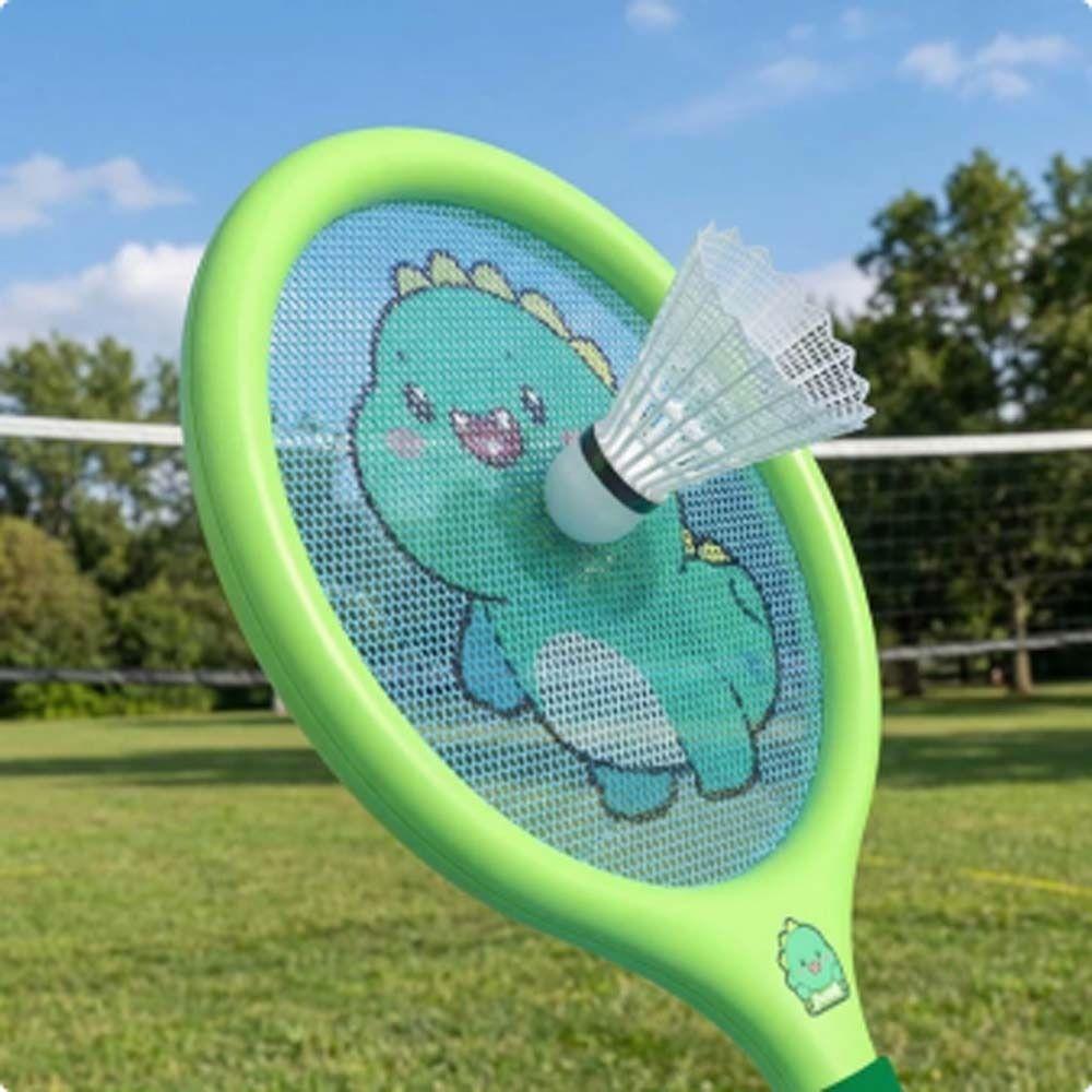 Portable Badminton Tennis Set Anti-slip Badminton Children’s Toys Plastic Rackets with Ball  Kids