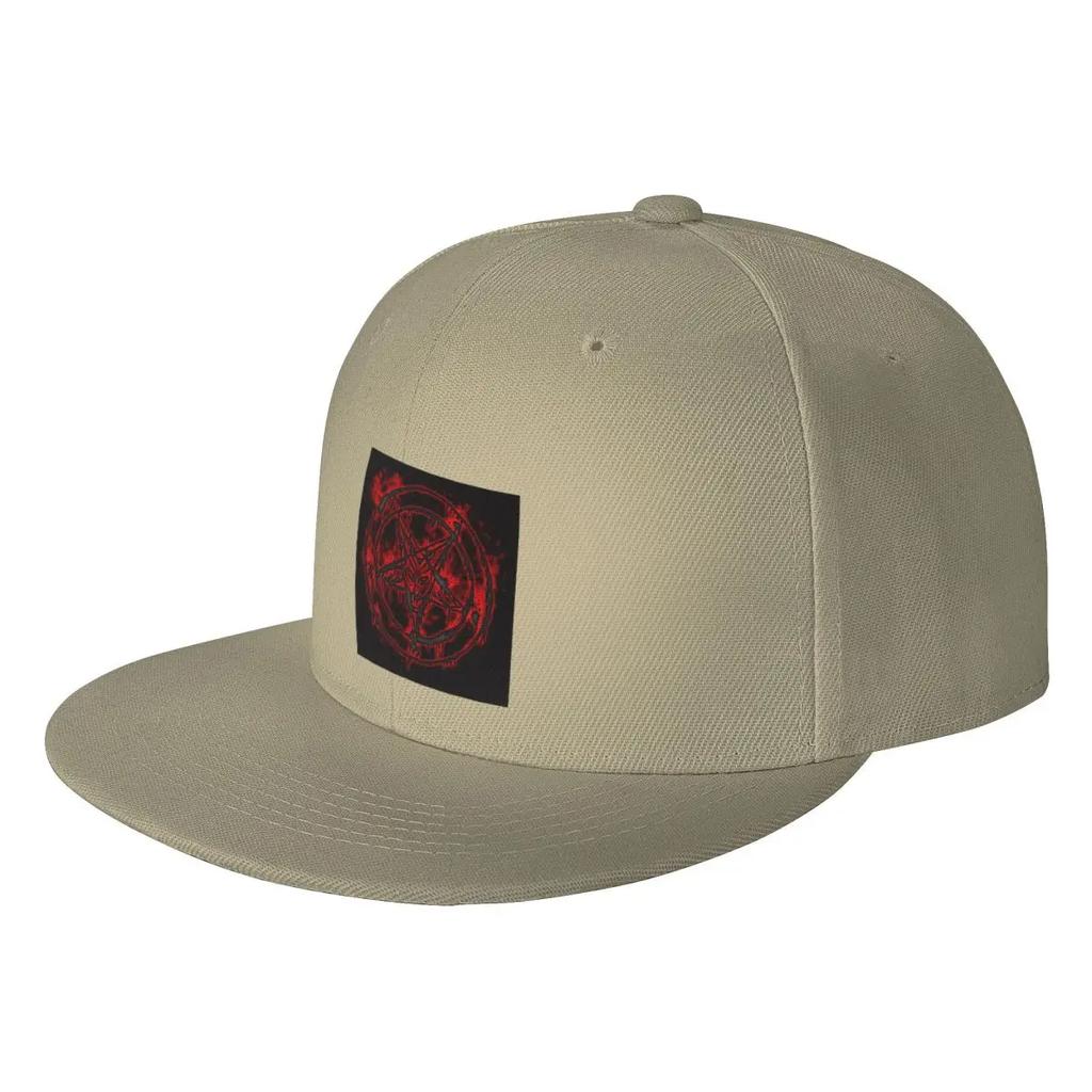 Pentagram Satanism Sigil Of Baphomet Devil Cap Fashion Casual Baseball Caps Adjustable Hat Hip Hop Summer Unisex Baseball Hats
