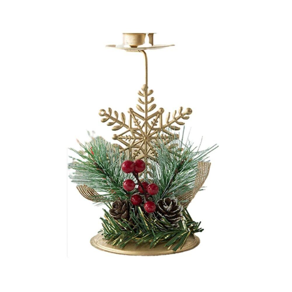 Снежинка Рождественский Железный Подсвечник Лось Пентаграмма Пентаграмма Подсвечник Железные Снежинки Свечные Украшения Тема Фестиваля