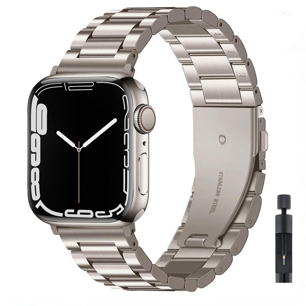 Металлический ремешок для Apple Watch band 49мм 45мм 41мм 44мм 40мм 42 46мм Браслет из нержавеющей стали iWatch 11 10 Ultra 9 8 7 6 5 SE Ремешок