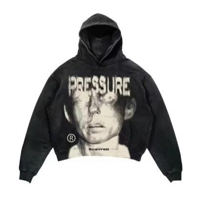 New Concert PRESSURE Printed Sweater Clothing Hoodie Loose Versatile Top Hot Sale